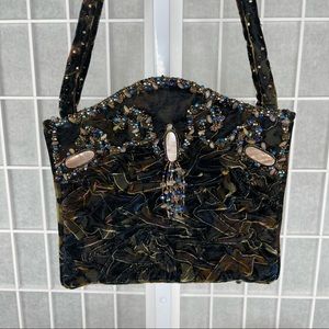 Mary Frances Women’s Velvet Handbag